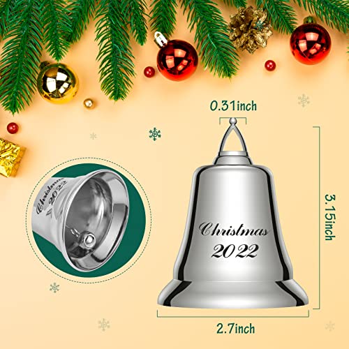 UUC 2022 Christmas Bells Ornaments, Silver-Plated Christmas Jingle Bells Sleigh Metal Craft Bells for Christmas Tree, Come in a Gift Box,52nd Edition | The Storepaperoomates Retail Market - Fast Affordable Shopping