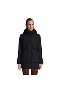 Lands’ End Womens Squall Insulated Parka Black Plus 2x