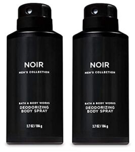 Bath & Body Works Men’s Collection Deodorizing Body Spray – NOIR – Value Pack Lot of 2