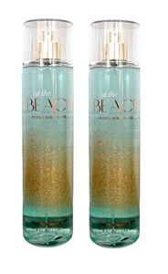 Bath and Body Works At the Beach Fine Fragrance Mist – Value Pack Lot of 2 (At the Beach)