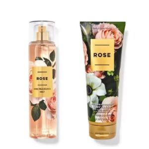 Bath and Body Works – Rose – Ultra Shea Body Cream and Fine Fragrance Mist -8 Oz 2018