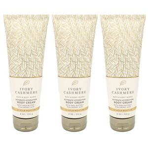 MYT BBW – Bath and Body – Ivory Cashmere Ultimate Hydration Body Cream 8oz. (Pack of 3)