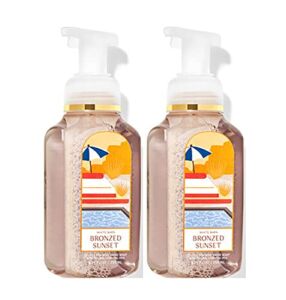 Bath and Body Works Bronzed Sunset Gentle Foaming Hand Soap 8.75 Ounce 2-Pack (Bronzed Sunset)