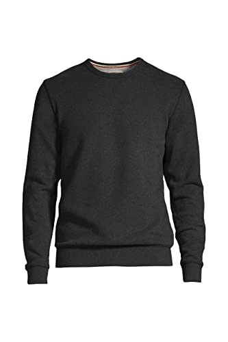 Lands’ End Mens Serious Sweats Crewneck Sweatshirt Dark Charcoal Heather Tall Large | The Storepaperoomates Retail Market - Fast Affordable Shopping
