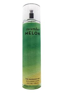 Bath and Body Works CUCUMBER MELON Fine Fragrance Mist 8 Fluid Ounce (2019 Edition)