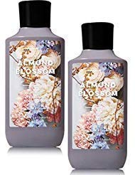 Bath and Body Works 2 Pack Almond Blossom Super Smooth Body Lotion. 8 Oz
