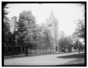 HistoricalFindings Photo: Baptist Church,Ashland Avenue,Streets,Roads,Religious Buildings,Toledo,OH,c1899