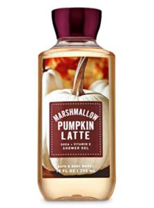 Bath & Body Works Shea & Vitamin E Body Shower Gel Marshmallow Pumpkin Latte 10 Oz