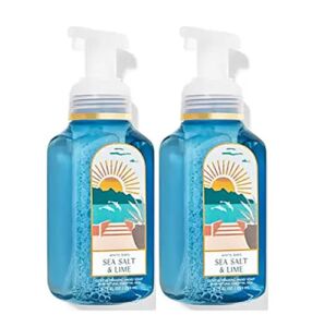 Bath and Body Works Sea Salt & LIme Gentle Foaming Hand Soap 8.75 Ounce 2-Pack (Sea Salt & LIme)