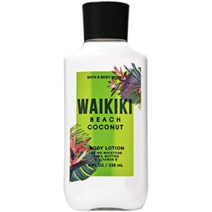 Bath and Body Works WAIKIKI – BEACH COCONUT Super Smooth Body Lotion 8 Fluid Ounce (2020 Edition)