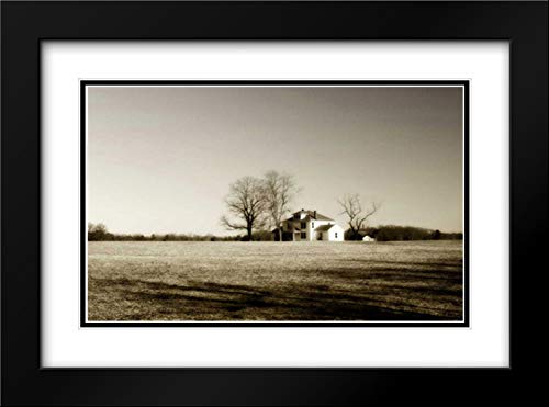 Hausenflock, Alan 24×19 Black Modern Framed and Double Matted Museum Art Print Titled Ashland Farm I | The Storepaperoomates Retail Market - Fast Affordable Shopping