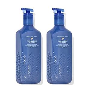 Bath & Body Works Deep Cleansing Gel Hand Soap 2 Pack 8 oz. (Turquoise Waters)