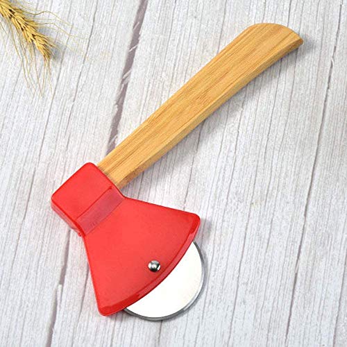 Funny & Cool Axe Pizza Cutter – Unique Men Dad Tool With Steel Сircular Saw, Plastic Cover for Wheel Blade Knife & Bamboo Handle – Cute Kitchen Gadgets Nonstick Stuff Slicer Accessories | The Storepaperoomates Retail Market - Fast Affordable Shopping