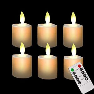 Battery Operated Remote Led Tea Lights Flameless Fake Tealight Candles Flickering Candle Light with Timers for Wedding Decorations Outdoor Decor