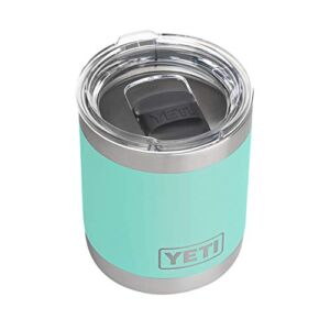 YETI Rambler 10 oz Lowball, Vacuum Insulated, Stainless Steel with MagSlider Lid, Seafoam