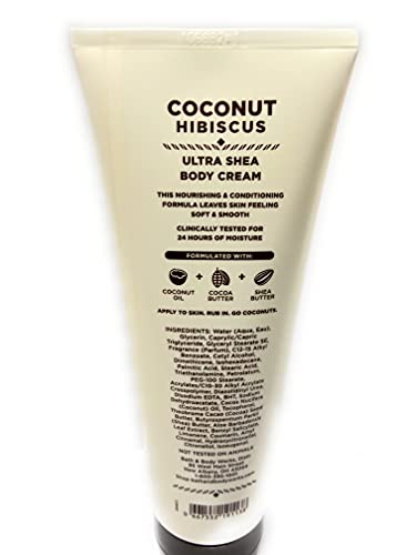 Bath and Body Works Coconut Hibiscus Ultra Shea Body Cream 8 Ounce Full Size | The Storepaperoomates Retail Market - Fast Affordable Shopping