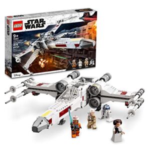 LEGO Star Wars Luke Skywalker’s X-Wing Fighter 75301 Building Toy Set for Kids, Boys, and Girls Ages 9+ (474 Pieces)