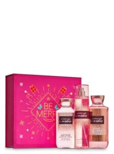 Bath and Body Works A THOUSAND WISHES Gift Box Set – Body Lotion, Fine Fragrance Mist & Shower Gel arranged in an easel-style gift box with a ribbon. Full Size