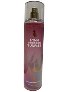 Bath and Body Works Pink Pineapple Sunrise Fine Fragrance Mist 8 Fluid Ounce (2022 Limited Edition)