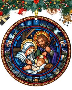 Nativity Ornaments for Christmas Tree – Religious Gifts for Women Christian Gifts for Women Keepsake Nativity Scene
