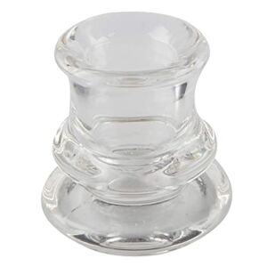 12 Pack: 2.25″ Chunky Glass Taper Candle Holder by Ashland®