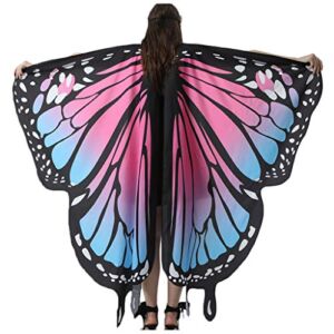 Women Butterfly Shawl Lady Cape Costume Accessory Hijab Scarfs for Women