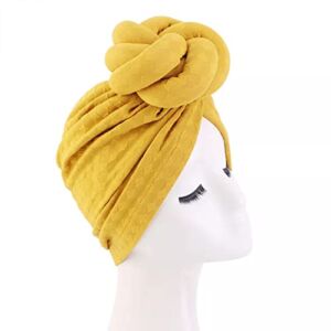 Women’s Hats & caps Women Hijabs Cap Solid Color Knotted Turban Head Scarf Hats Head Scarf Hat Hair Accessories The Best for mom