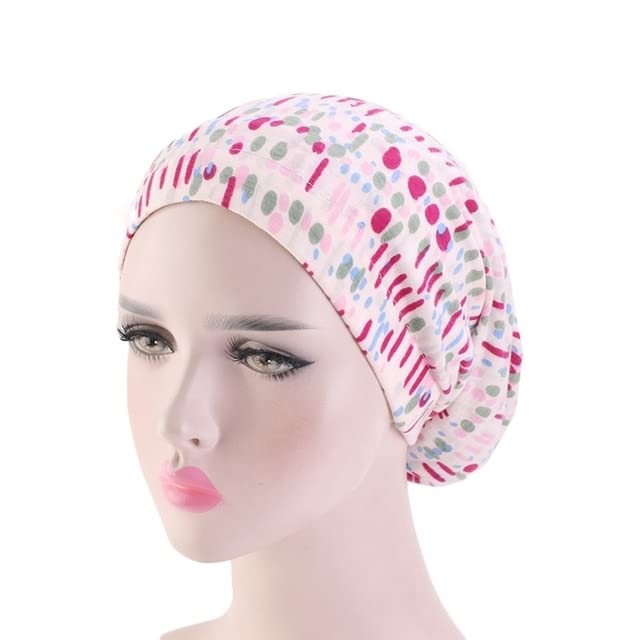 MSBRIC Muslim Fashion Women Flower Printing Turban Elastic Turban Hat Headband Turbante Headwear for Chemo Hijab Hair Accessories Color 96 | The Storepaperoomates Retail Market - Fast Affordable Shopping