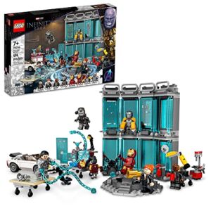 LEGO Marvel Iron Man Armory 76216 Building Toy Set for Kids, Boys, and Girls Ages 7+ (496 Pieces)