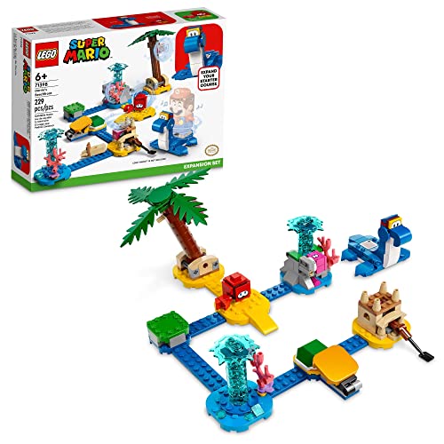 LEGO Super Mario Dorrie’s Beachfront Expansion Set 71398 Building Kit; Collectible Toy for Kids Aged 6 and up (229 Pieces) | The Storepaperoomates Retail Market - Fast Affordable Shopping