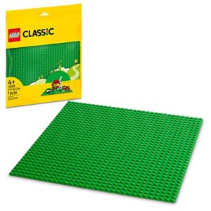 LEGO Classic Green Baseplate 11023 Building Toy Set for Preschool Kids, Boys, and Girls Ages 4+ (1 Pieces)
