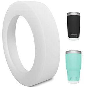 Silicone Boot Sleeve for YETI Tumbler 20oz 30 oz – Bottom Protection and Less Noise for Yeti Accessories Coffee Mug Cup 30 oz 20 oz – Dishwasher Safe