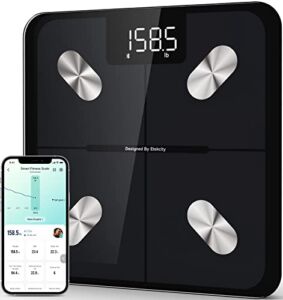 Etekcity Smart Scale For Body Weight And Fat, Digital Bathroom Scale Accurate To 0.05lb/0.02kg Weighing Machine For People’s Muscle BMI, Bluetooth Electronic Body Composition Monitor, 400lb