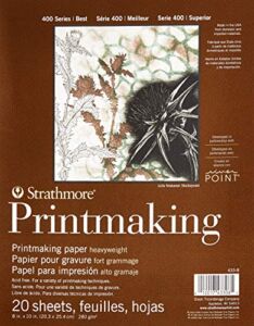 Strathmore Printmaking Paper Pad 8″X10″-20 Sheets -62433800