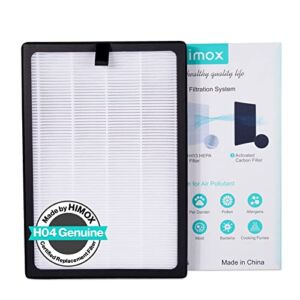 HIMOX Genuine H04 Replacement Filter Air Purifier for Home Large Room with Medical Grade Filtration H13 True HEPA Filter (99.97%) (Not Compatible with Model HIMOX-H05)