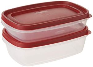 Rubbermaid 5.5 Cup and 8.5 Cup Easy Find Lid Containers Value Pack