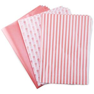 30 Sheets Light Pink Tissue Paper Bulk,Gift Wrapping Tissue Paper 20 x 28 Inch,Pink Tissue Paper for Gift Bags,Crafts and DIY,Gift Wrapping Papper for Birthday Baby Shower Wedding Holiday