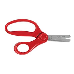 Fiskars 194160-1067 Kid Scissors Blunt Tip 5 Inch, Red