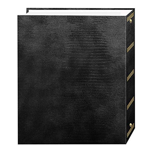 Magnetic Self-Stick 3-Ring Photo Album 100 Pages (50 Sheets), Black | The Storepaperoomates Retail Market - Fast Affordable Shopping