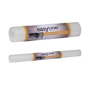 Duck Clear Classic EasyLiner Non-Adhesive Shelf Liner, 20 in x 4 ft + 12 in x 6 ft Rolls