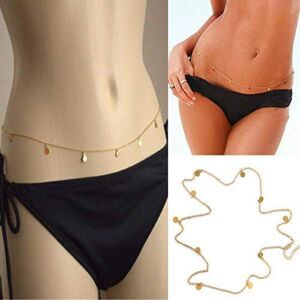Saengthong Celebrity Sexy Women Body Belly Waist Belt Chain Bikini Beach Necklace Jewelry