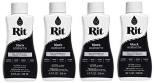 Rit All-Purpose Liquid Dye, 8 Ounce, Black (F?ur Pa?k)