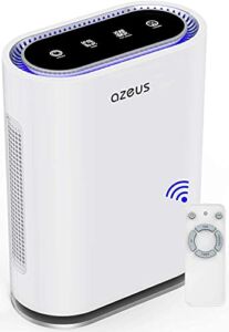 AZEUS True HEPA Air Purifier | for HOME, for Large Room, Office or Commercial Space | Filter Pollen, Smoke, Dust, Pet Dander | Auto Mode | Air Quality Sensor | Night Light