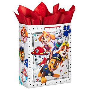 Hallmark 15″ Extra Large Paw Patrol Gift Bag with Tissue Paper for Birthdays, Kids Parties, Christmas, Holidays
