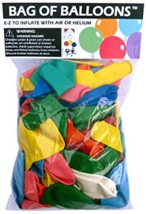 Bag of Balloons – 72 ct. Assorted Color Latex Balloons