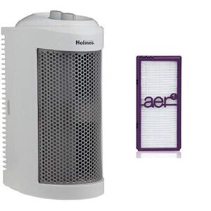 Holmes True HEPA Allergen Remover Mini Tower Air Purifier with Performance Filter