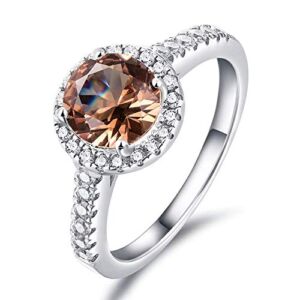 BansrirachaDiaspore Sultanite Gemstone Engagement Rings for Women 925 Sterling Silver Color Change Turkey Zultanite Jewelry Gift (8)
