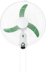 ACTIVE AIR ACF18 18″ Oscillating Wall Mount Fan, Stainless Steel