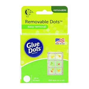 GLUE DOTS INTERNATIONAL 08248 Remove Adhesive Roll,200pc