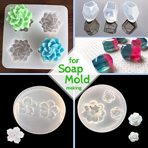 Silicone Mold Making Kit – Liquid Translucent Silicone Rubber for Silicone Molds Making – Easy 1:1 Mixing Ratio Silicone for DIY Resin Molds, Casting, Jewelry Making, Manual Making, Crafts (22 oz.) | The Storepaperoomates Retail Market - Fast Affordable Shopping